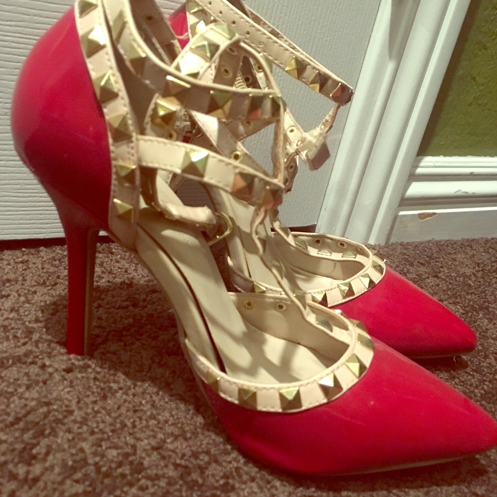Studded heels